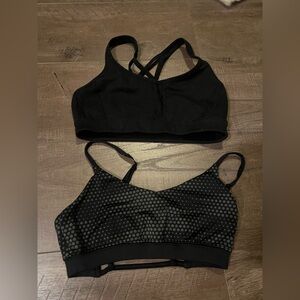 Black sports bra bundle